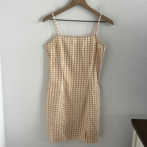 Billabong Women's Cruising Dress Y2K 90s Clueless Check Large